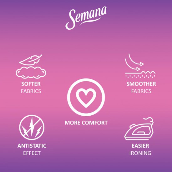 Balsam De Rufe Semana Aura Confidence, 70 Spalari, Cantitate 1.4 L