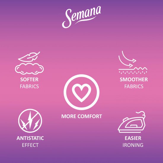 Balsam De Rufe Semana Aura Smile, 70 Spalari, Cantitate 1.4 L