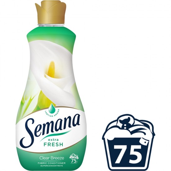 Balsam De Rufe Semana Extra Fresh Clear Breeze, 75 Spalari, Cantitate 1.5 L