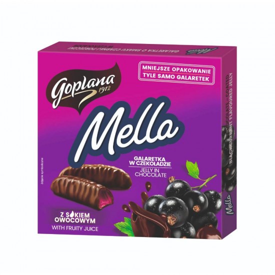 Jeleuri Invelite in Ciocolata Mella, Aroma de Coacaze, 190 g, Jeleuri Fructe, Jeleuri Gust de Fructe, Jeleuri cu Fructe, Jeleuri Coacaze, Jeleu Coacaze, Jeleu Fructe, Jeleu cu Fructe, Jeleu cu Ciocolata, Jeleu Invelit cu Ciocolata