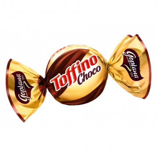 Caramele Toffino Choco, cu Umplutura de Ciocolata, 80 g, Caramele cu Ciocolata, Caramele Ciocolata, Caramele Umplute, Caramele Toffino, Caramele Dulci, Caramele cu Umplutura de Ciocolata, Caramele cu Crema, Caramele Crema Ciocolata