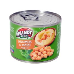 Hummus cu Tahini Mandy, 200 g, Conserva Hummus cu Tahini Mandy, Conserva Mandy Hummus cu Tahini, Conserva Hummus Mandy, Converve Hummus cu Tahini, Conserve Mandy Foods, Mancaruri Gatite Mandy, Mancaruri Gatite la Conserva