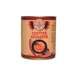 Conserva de Costita cu Fasole Cara, 830 g, Conserva Costite cu Fasole, Costita cu Fasole la Conserva, Coaste cu Fasole la Conserva, Conserva Fasole cu Costita, Conserva Costita, Conserva Fasole, Mancare la Conserva, Conserve Mancare