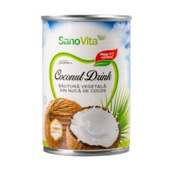 Bautura Vegetala din Nuca de Cocos Sano Vita, 400 ml, Bautura de Cocos, Bautura din Cocos, Lapte de Cocos, Lapte din Cocos, Lapte Vegetal de Cocos, Lapte Nuca de Cocos, Lapte din Nuca de Cocos, Lapte Vegetal Cocos, Lapte Vegetal Nuca de Cocos