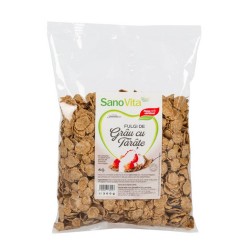 Fulgi de Grau cu Tarate Sano Vita, 300 g, Cereale Fulgi, Fulgi Cereale, Cereale Crocante, Fulgi Crocanti, Fulgi Micul Dejun, Cereale Micul Dejun, Fulgi Grau Naturali, Fulgi din Grau, Cereale Grau, Cereale din Grau, Fulgi din Cereale, Cereale Tip Fulgi