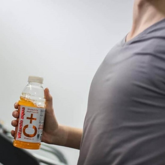 Bautura Racoritoare Merlin's Vitamin Aqua C+ Immunity, 0.6 l, Ananas si Fructul Pasiunii, Apa cu Vitamine, Apa cu Vitamine si Minerale, Bautura cu Adaos de Vitamine, Bautura cu Adaos de Minerale, Bautura Racoritoare Merlin