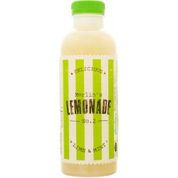 Limonada Merlin's No.2, 600 ml, cu Menta si Lime, Limonada, Limonada in Sticla, Limonada la Sticla, Limonada Merlin's, Merlin's No.2 Limonada, Bautura Racoritoare, Bautura Racoritoare cu Lamaie, Limonada cu Gust de Lamaie, Limonada Aroma de Lamaie