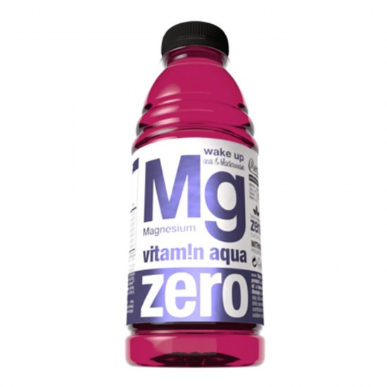 Bautura Racoritoare Merlin's Vitamin Aqua Mg Wake Up, 0.6 l, Acai si Coacaza Neagra, Apa cu Vitamine, Apa cu Vitamine si Minerale, Bautura cu Adaos de Vitamine, Bautura cu Adaos de Minerale, Bautura Racoritoare Merlin