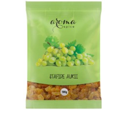 Stafide Aurii Aroma Spice, 12 Pachete x 100g, Stafide, Stafide Aurii, Stafide Uscate, Stafide Dezhidratate, Stafide Ambalate, Stafide Deserturi, Stafide pentru Prajituri