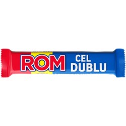 Baton de Ciocolata Rom Autentic Dublu, Cantitate 36 Buc/Set 50g