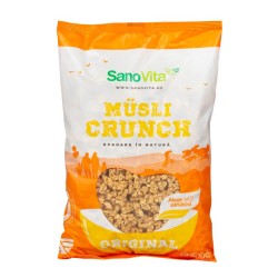 Musli Crunch Sano Vita 500g, Musli, Musli Sano Vita, Musli Sano Vita Crunch, Cereale Musli, Musli Cereale, Cereale Musli Sano Vita, Musli SanoVita, Musli cu Fructe, Musli cu Fructe Sano Vita, Cereale Musli cu Fructe