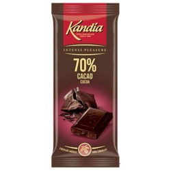 Ciocolata Amaruie Kandia, 80 g, 70% Cacao, Ciocolata Neagra Kandia, Ciocolata Kandia, Ciocolata Neagra 80 g, Ciocolata Amaruie 80 g, Ciocolata Neagra 70% Cacao, Ciocolata Amaruie 70% Cacao, Tableta de Ciocolata Neagra