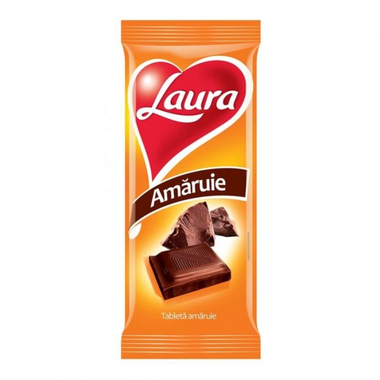Ciocolata Amaruie Laura, 80 g, Ciocolata Laura, Ciocolata Neagra Laura, Ciocolate Laura, Ciocolate Amarui Laura, Ciocolate Negre Laura, Ciocolata 80 g, Ciocolate 80 g, Tableta Laura, Tableta Amaruie, Tableta de Ciocolata Laura, Tableta Ciocolata Laura