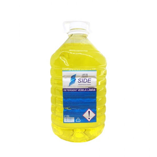 Detergent Vesela Side Professional, 5 L, Parfum de Lamaie, Detergent pentru Vesela, Detergent Vase, Detergent de Vase, Detergent de Vesela, Detergent pentru Vase, Detergenti de Vase, Detergenti de Vesela, Detergenti Vase, Solutie Curatare Vase