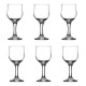 Set 6 Pahare Vin Rosu Pasabahce Tulipe, 240 ml, Set Pahare Vin 240 ml, Pahare pentru Vinuri 240 ml, Set Pahare Vin din Sticla cu Picior, Pahare cu Picior pentru Bauturi si Vinuri, Accesorii pentru Bar, Set Pahare cu Picior din Sticla pentru Vin Rosu