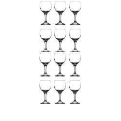 Set 12 Pahare din Sticla Incolora 225 ml, Pasabahce Bistro, pentru Vin Alb, cu Picior, Pahare Vin Alb, Pasabahce Pahare, Pahare Bistro, Pahare cu Picior, Pahare Vin Alb cu Picior