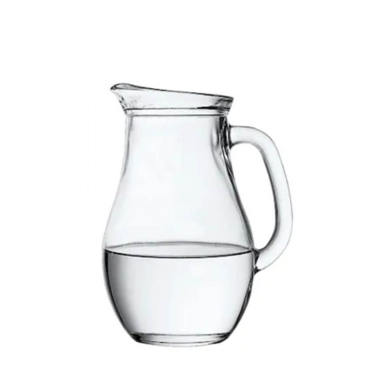 Set 6 Carafe Sticla PASABAHCE Bistro, 1000 ml, Set Carafe din Sticla 1L, Carafe Sticla pentru Bauturi 1000 ml, Pahare Sticla 1000 ml, Carafe 1000 ml, Recipiente din Sticla pentru Bauturi, Carafe PASABAHCE 1000 ml