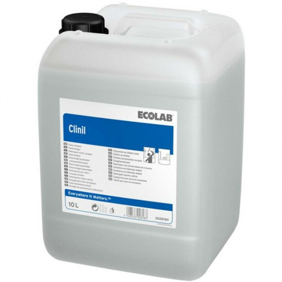 Detergent Lichid de Sticla Clinil Ecolab, 10 L, Detergent pentru Sticla, Detergent Lustruire Sticla, Detergent Curatare Sticla, Detergenti pentru Sticla, Detergenti Curatare Sticla, Detergenti Lustruire Sticla, Detergent Lichid pentru Sticla