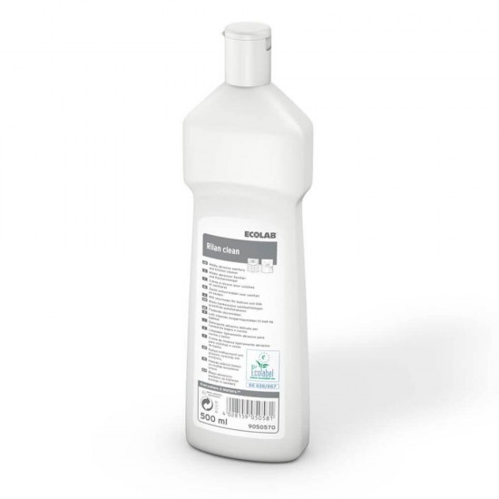 Solutie Abraziva ECOLAB Rilan Clean, 500 ml, Curata Depunerile Grele de Murdarie, Pasta Abraziva Suprafete, Solutie Depuneri de Piatra, Solutie Depuneri de Murdarie, Degresant Bucatarie, Solutie de Curatat Bucataria, Detergenti si Solutii Suprafete