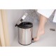 Cos de Gunoi cu Pedala Casa Plastor, 20 L, Inox, Argintiu, Cos cu Pedala, Cos de Gunoi de Inox, Cos Hartie, Cos Gunoi Hartie, Cos Birou, Cos Office, Cosuri Gunoi, Cosuri cu Pedala, Cosuri Gunoi Hartie, Cosuri Birou, Cos din Inox pentru Birou