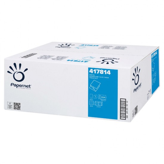40 Seturi Prosoape Pliate Hartie Papernet, 210x110 mm, 224 Foi/Set, Prosoape de Hartie, Prosoape Pliate de Hartie, Prosoape Pliate la Bax, Bax Prosoape Pliate, Cutie Prosoape Pliate, Servetele Cutie, Servetele Pliate, Prosoape Pliate pentru Dispenser