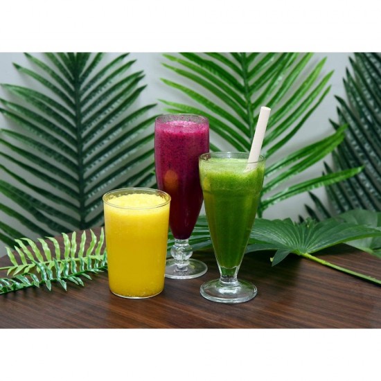 Paie Biodegradabile Drepte din Plastic, 210x6 mm, 150 Buc/Set, Albe, Paie din Plastic, Paie pentru Petreceri, Paie din Plastic Simple, Paie Bio, Paie Compostabile, Accesorii pentru Petreceri, Paie din Plastic Drepte, Paie Drepte pentru Bauturi