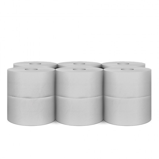 Hartie Igienica Side Mini Jumbo, 12 Role/Bax, 1 Strat, Gri, Rola Hartie Igienica, Hartie pentru Toaleta, Hartie Igienica Toaleta, Hartie Igienica la Rola, Hartie de Toaleta, Bax Hartie Igienica