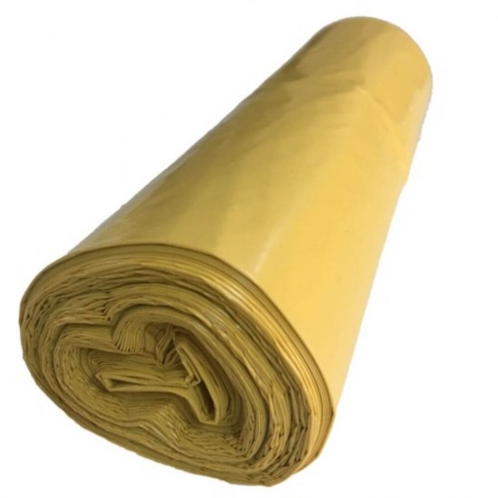 Saci Menajeri, 240L, 110x125 cm,10 Buc/Rola, Material LDPE, Galbeni, Rola Saci Menajeri, Role Saci Menaj, Saci Menajeri in Rola, Rola Saci de Gunoi, Saci Menaj, Saci de Gunoi, Saci Menajeri 240L