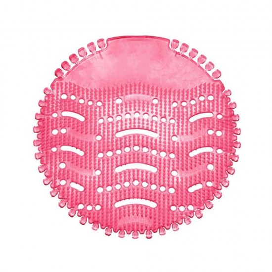 Odorizant Parfumat Pisoar RAPIDO, Parfum de Piersica, Roz, 2 Buc/Set, Odorizant Pisoar, Odorizante Pisoar, Odorizant Pizoar cu Piersica, Set Odorizante Pisoar, Odorizant Pisoar cu Parfum, Plasa pentru Pisoar, Acoperitoare Silicon Pisoar