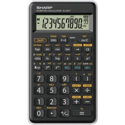 Calculator Stiintific, 10 Digits, 131 Functii, 144 X 75 X 10 Mm, Sharp El-501tbwh - Negru/alb