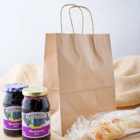 Set 100 Sacose din Hartie Natur, 25x14x30 cm, Sacose Hartie, Pungi Hartie, Sacosa Hartie, Punga din Hartie, Punga Hartie, Pachet Pungi de Hartie, Pachet Sacose Hartie, Pungi Cadou, Sacose Hartie cu Maner, Pungi Hartie cu Maner, Sacose Hartie Kraft