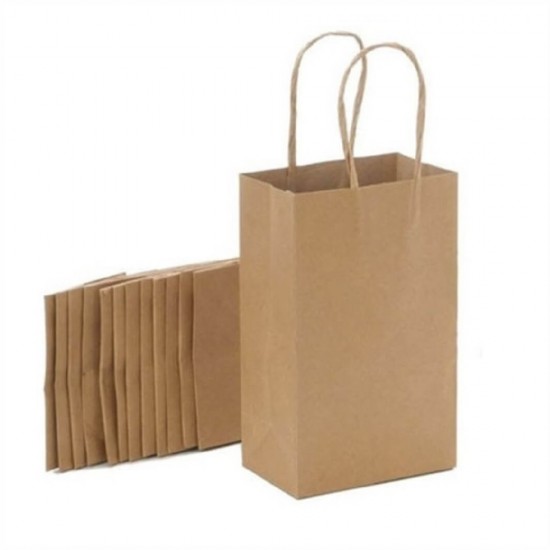 Set 100 Sacose din Hartie Natur, 16x9x21 cm, Sacose Hartie, Pungi Hartie, Sacosa Hartie, Punga din Hartie, Punga Hartie, Pachet Pungi de Hartie, Pachet Sacose Hartie, Pungi Cadou, Sacose Hartie cu Maner, Pungi Hartie cu Maner, Sacose Hartie Kraft