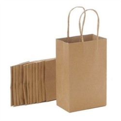 Set 100 Sacose din Hartie Natur, 20x9x25 cm, Sacose Hartie, Pungi Hartie, Sacosa Hartie, Punga din Hartie, Punga Hartie, Pachet Pungi de Hartie, Pachet Sacose Hartie, Pungi Cadou, Sacose Hartie cu Maner, Pungi Hartie cu Maner, Sacose Hartie Kraft