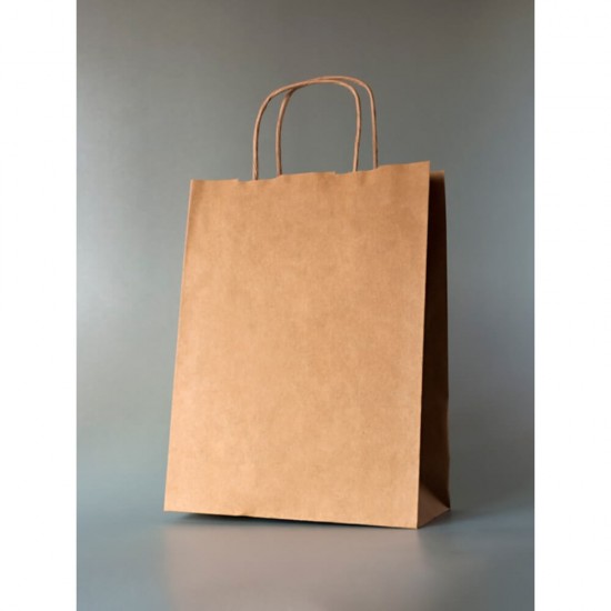 Sacose din Hartie Natur, Dimensiune 28x17x27 cm, 50 Buc/Bax, Pungi Hartie, Plase Hartie, Plase Hartie Maro, Pungi Hartie Maro, Sacose Hartie, Sacose Natur, Sacose Hartie Natur, Sacose Hartie cu Maner