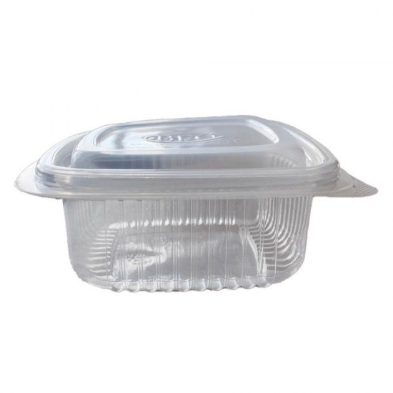 Caserola Termorezistenta 110 Grade cu Capac Atasat din PP, 235x110x45, 250 ml, 50 Buc/Set