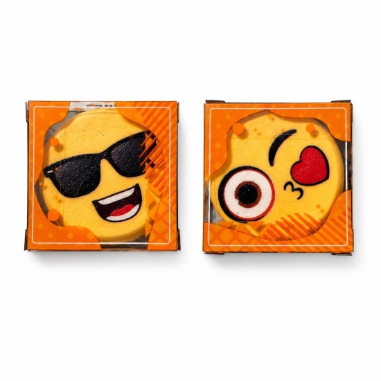 Radiera Pentru Creion Silka Funny Face, Pvc-free, Dimensiune 37x37x10mm, Forma Rotunda, Culoare Galbenanu