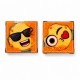 Radiera Pentru Creion Silka Funny Face, Pvc-free, Dimensiune 37x37x10mm, Forma Rotunda, Culoare Galbenanu