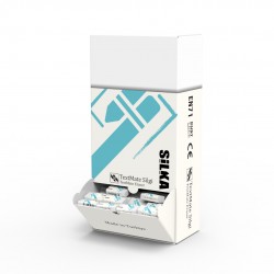 Display Cu Radiere Pt Creion, 44x22x13.5mm, 240buc/display, Silka Text Mate - Albe