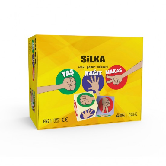 Radiera Pt Creion, 25x25x25mm, Pvc-free, Nu Lasa Reziduuri, 2buc/set, Silka Rock-paper-scissors -for