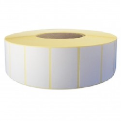 Etichete Semilucioase 73x51 mm, 2800 Etc/Rola, Autocolant Semilucios cu Adeziv Permanent