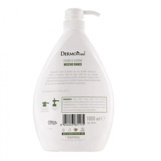 Sapun Lichid Dermomed, 1 L, Muschio Bianco