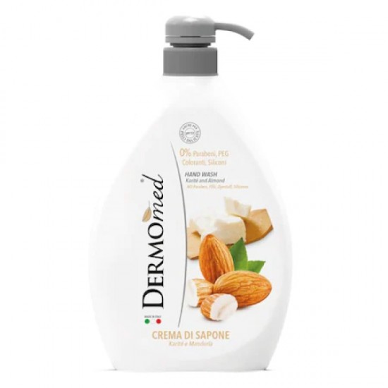 Sapun Lichid Dermomed, 1 L, Sapun Lichid Cu Unt De Shea Si Migdale