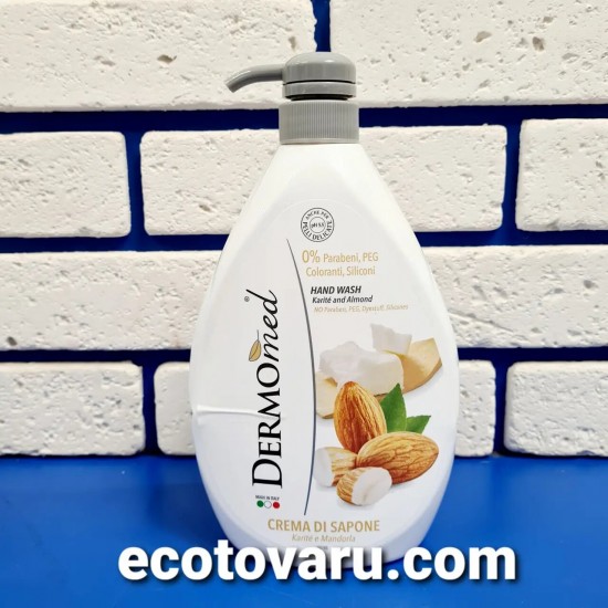 Sapun Lichid Dermomed, 1 L, Sapun Lichid Cu Unt De Shea Si Migdale