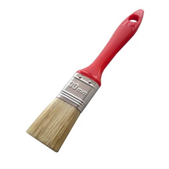 Pensula Plastic de Vopsit Sentosa, 30 mm, Rosie, Pensula Universala pentru Vopsit, Pensule pentru Lacuri si Vopsele, Sentosa Pensule Vopsea, Pensula Subtire Vopsit, Pensule Subtiri Vopsit,  Unelte Vopsit si Tencuit, Pensule Zugravit