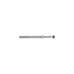 Set 100 Dibluri prin Bataie, 8x60 mm cu Surub, Dibluri, Dibluri 8 mm, Dibluri prin Bataie cu Surub, Dibluri Bataie cu Surub, Dibluri Universale, Sisteme de Fixare, Elemente de Fixare, Accesorii Montaj, Diblu cu Surub prin Bataie