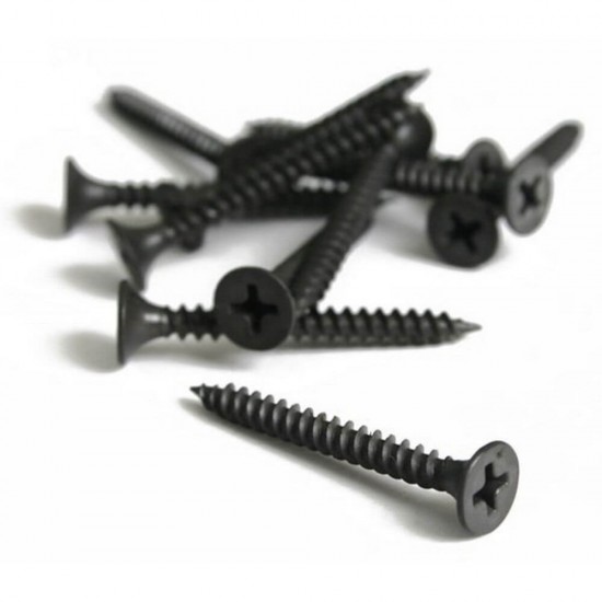 Holzsurub HG 500, 3.5x55 mm, 500 Buc/Set, Set Holsuruburi 55 mm, Set Holsuruburi 3.5x55 mm, Set Holsuruburi Rigips, Surub Autofiletant pentru Rigips, Surub Rigips Autofiletant, Surub Cap Innecat, Surub Autofiletant Gips Carton