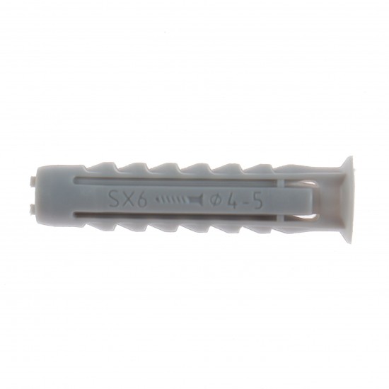 Set 6 Dibluri Universale PP, 14x75 mm, Dibluri, Dibluri Universale 14 mm, Dibluri Universale, Dibluri cu Guler Standard, Dibluri Universale Nylon, Sisteme de Fixare, Elemente de Fixare, Accesorii Montaj