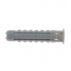 Set 10 Dibluri Universale PP, 12x60 mm, Dibluri, Dibluri Universale 12 mm, Dibluri Universale, Dibluri cu Guler Standard, Dibluri Universale Nylon, Sisteme de Fixare, Elemente de Fixare, Accesorii Montaj