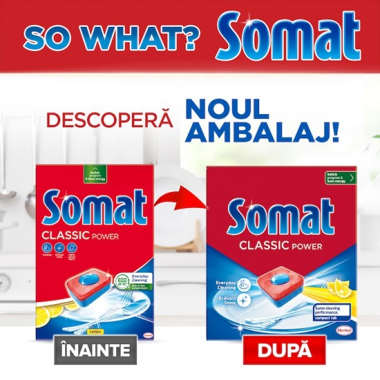 Capsule Pentru Masina De Spalat Vase Somat Classic, 95 Spalari