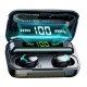 Casti Bluetooth, Audio TWS 5.0 Wireless F9-5, pentru IOS si Android, Culoare Neagra